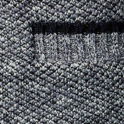 Men's sweater with V-neck - Aspen-Light Gray-S-Nora Luxe