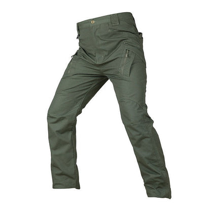 Men's Tactical Cargo Trousers - Vortex-Green-S-Nora Luxe
