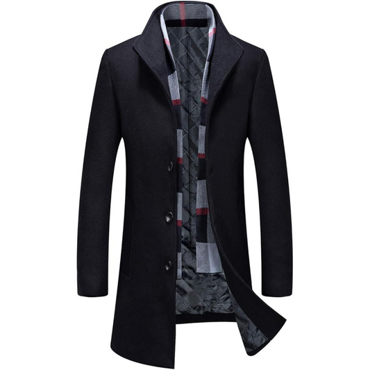 Classic Mens Waterproof Trench Coat - Pexav