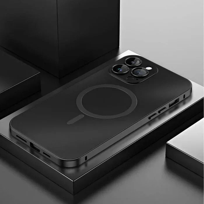 Metal Case for iPhone - MagCase-Black-iPhone 15 Pro Max-Nora Luxe