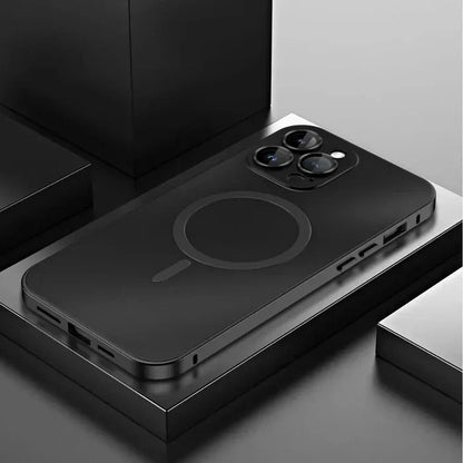 Metal Case for iPhone - MagCase-Black-iPhone 15 Pro Max-Nora Luxe