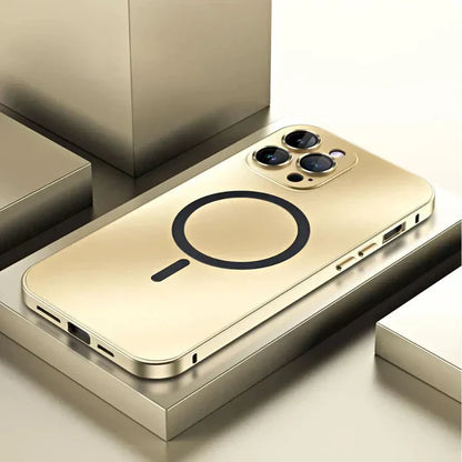 Metal Case for iPhone - MagCase-Gold-iPhone 15 Pro Max-Nora Luxe