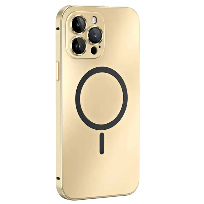 Metal Case for iPhone - MagCase-Silver-iPhone 15 Pro Max-Nora Luxe