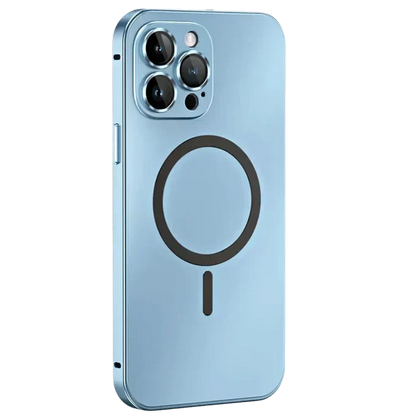 Metal Case for iPhone - MagCase-Silver-iPhone 15 Pro Max-Nora Luxe