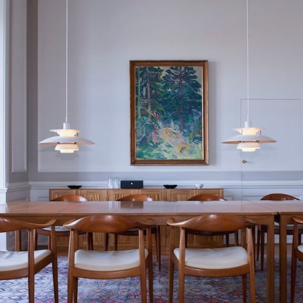 Colorful Danish Umbrella Pendant Light
