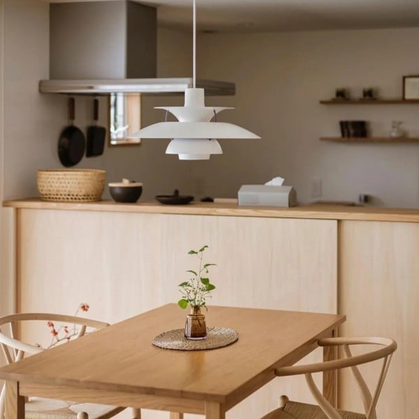 Colorful Danish Umbrella Pendant Light
