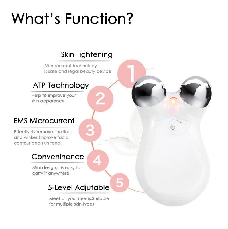 Microcurrent Facial Massager - FirmGlow-Nora Luxe