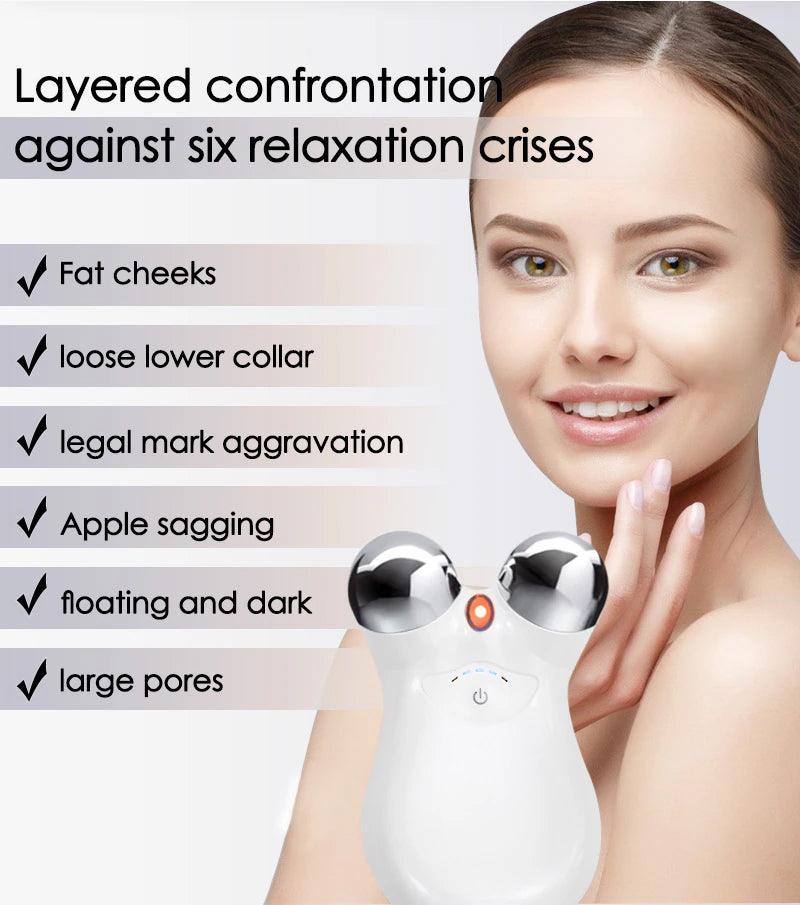 Microcurrent Facial Massager - FirmGlow-Nora Luxe