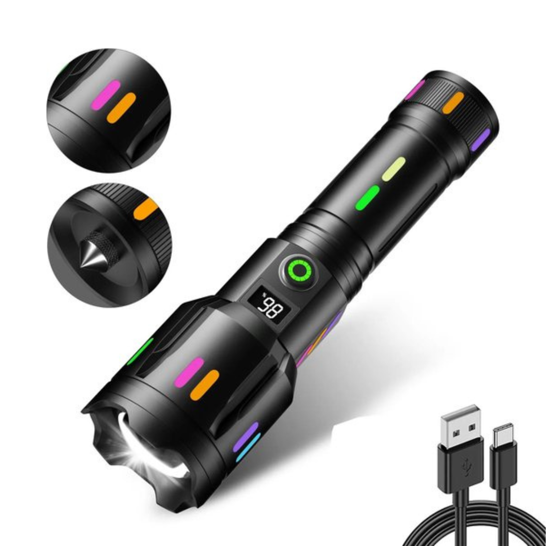 Bright Tactical Flashlight - LumenPro - Pexav