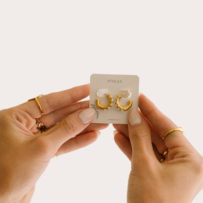 Mini Pearl Earrings - Liora-Nora Luxe