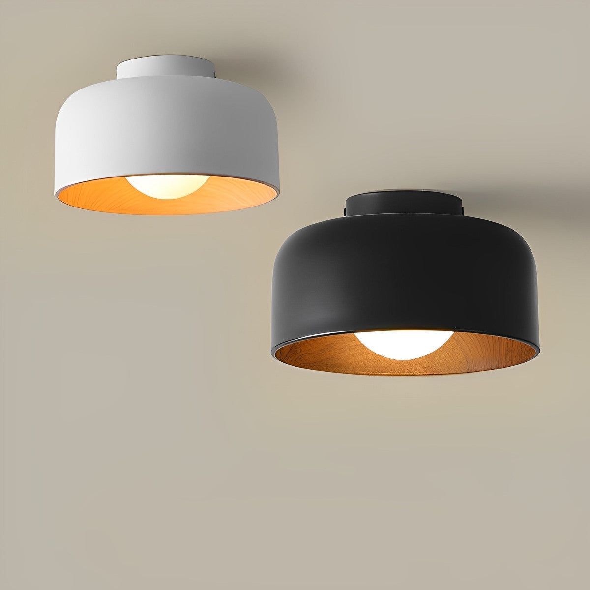 Sleek Bowl Shaped LED Ceiling Light Fixtures