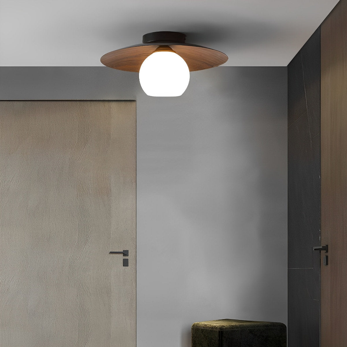 Sleek Bowl Shaped LED Ceiling Light Fixtures