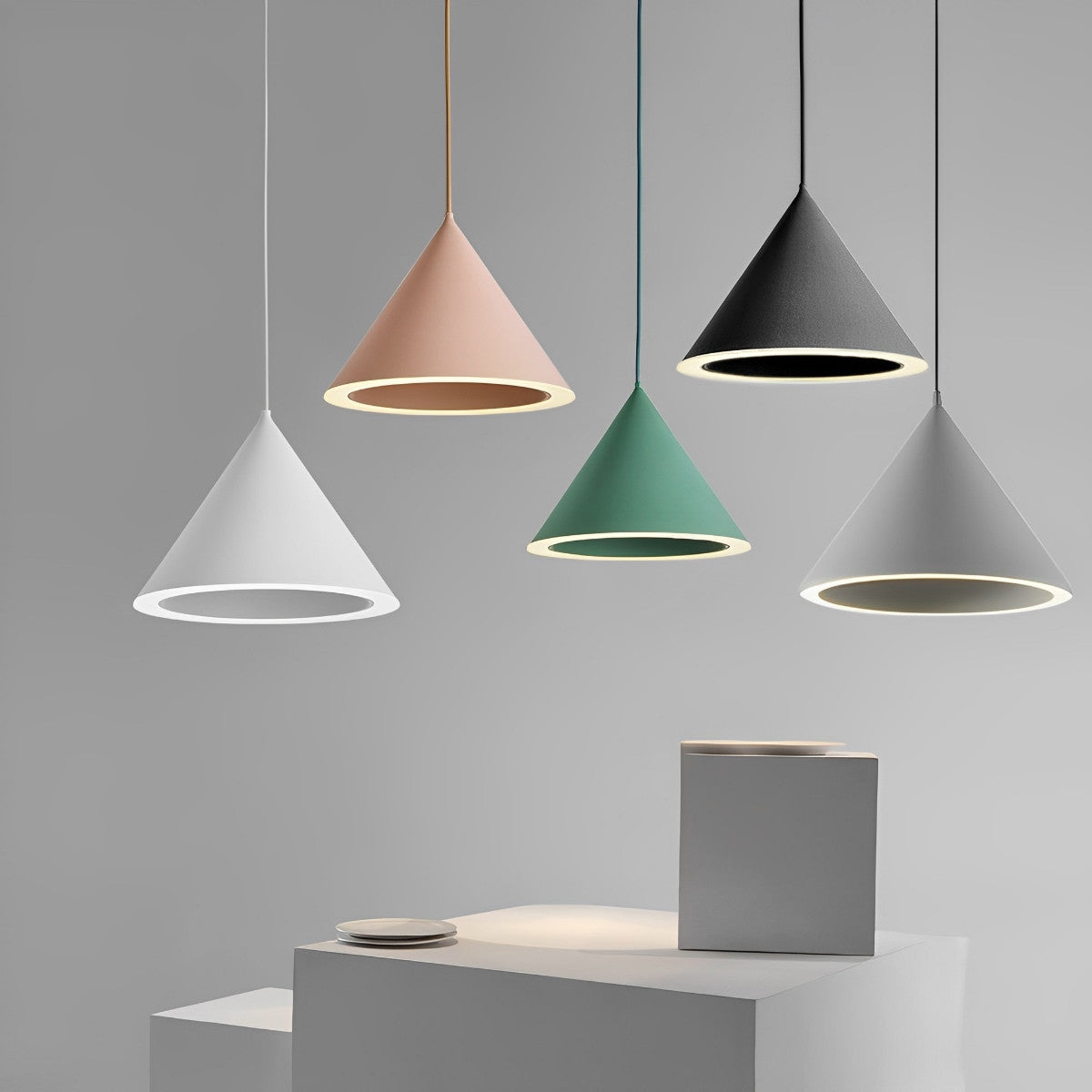 Simple Modern LED Pendant Island Light Chandelier