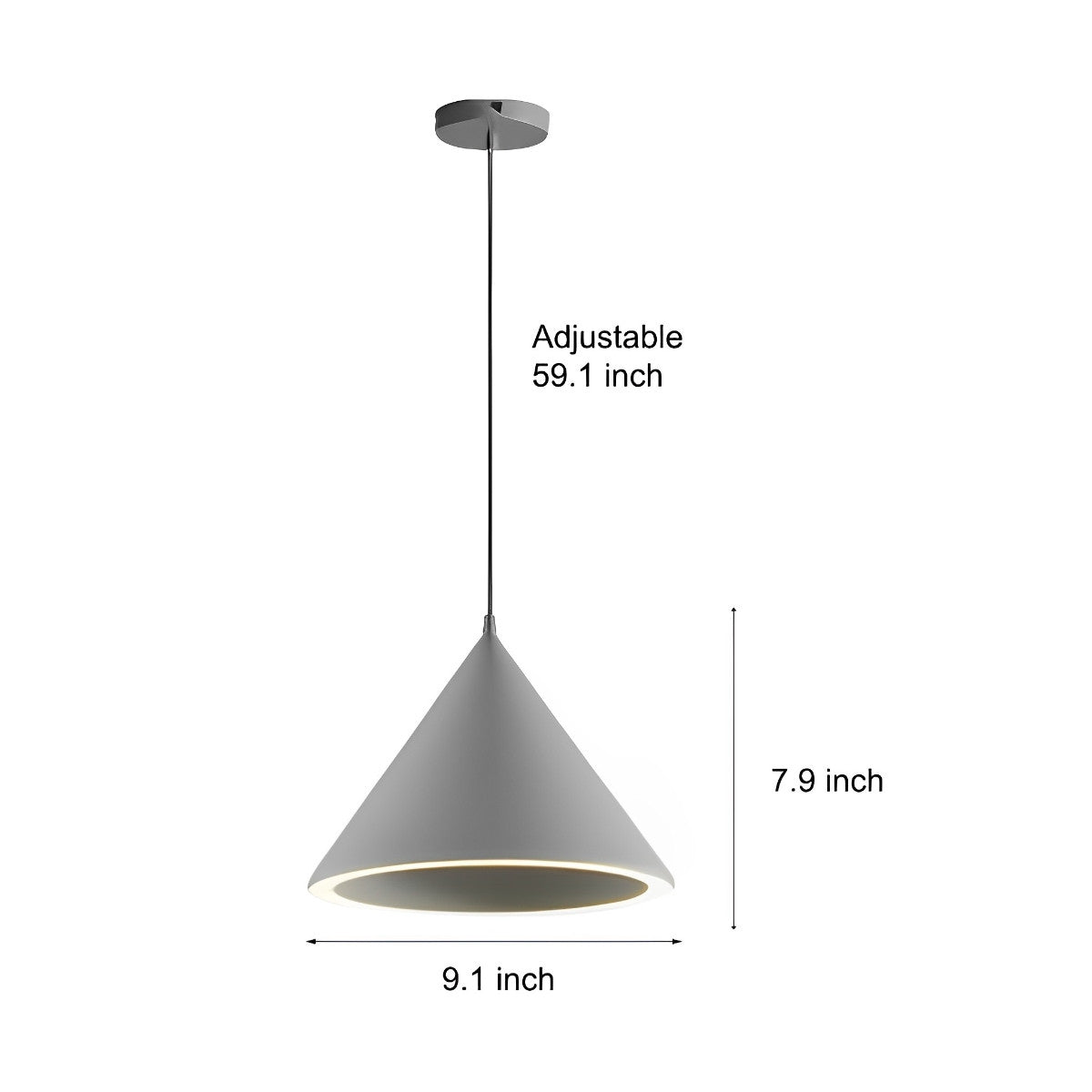 Simple Modern LED Pendant Island Light Chandelier