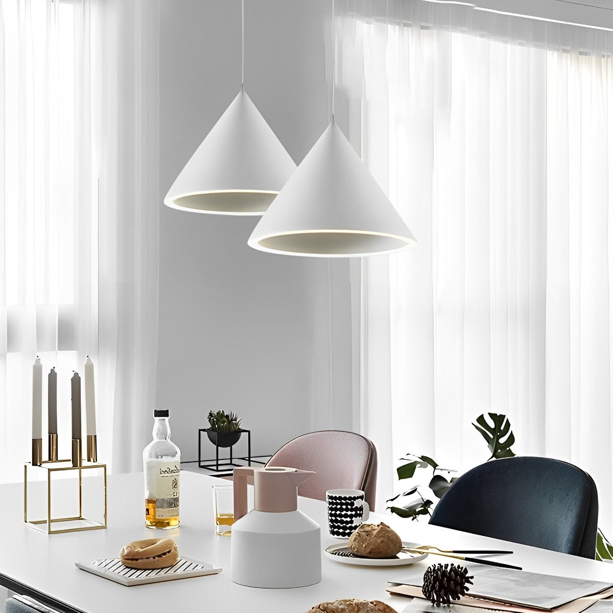 Simple Modern LED Pendant Island Light Chandelier