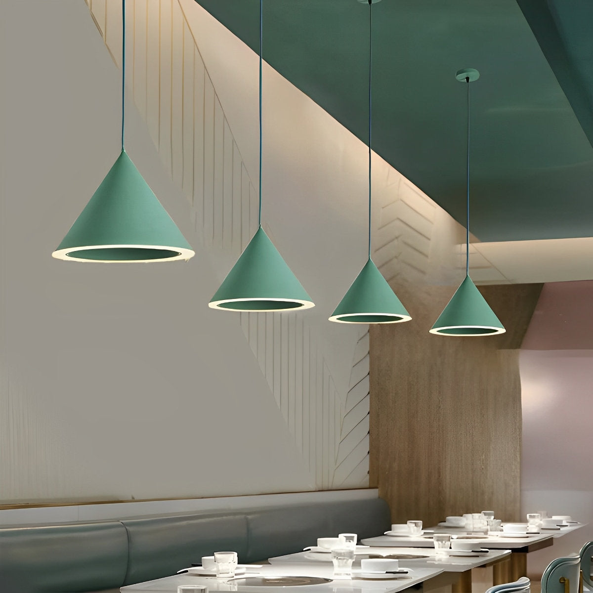 Simple Modern LED Pendant Island Light Chandelier