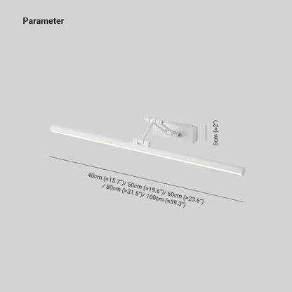 Minimalist LED Wall Lamp - ZenLite-Black-15.75 in-Cold Light-Nora Luxe