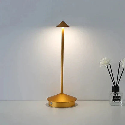 Minimalist Portable LED Atmosphere Lamp - SerenLight-Gold-Nora Luxe