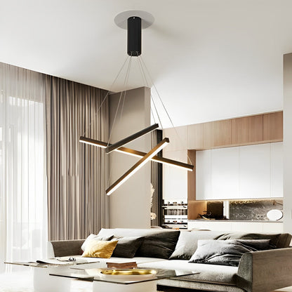 Simple Dimmable LED Black Pendant Light with Remote - Pexav