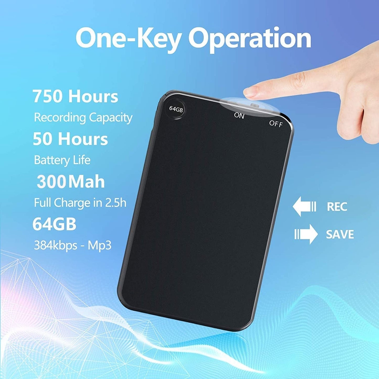 Small Portable Digital Voice Recorder