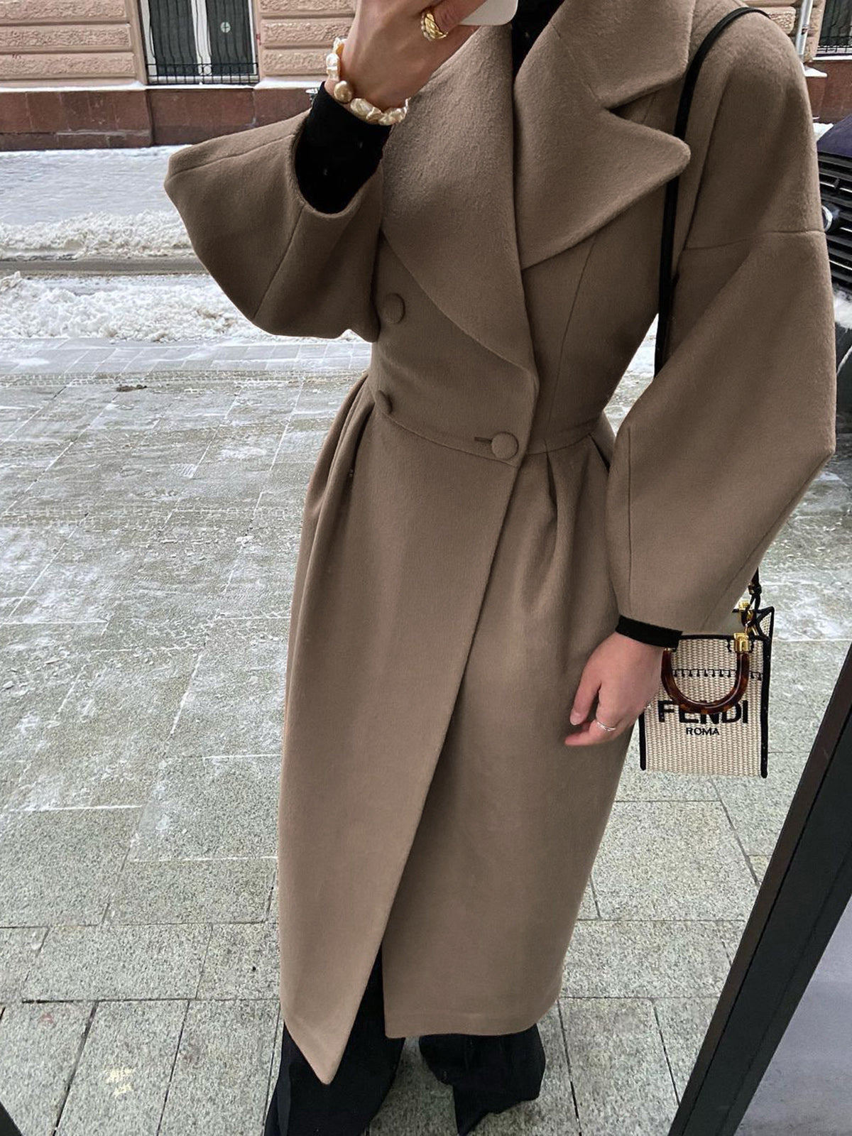 Classic French Women's Trench Coat