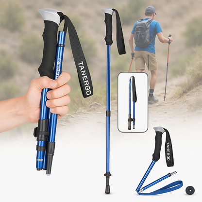 Collapsible Hiking Sticks for Walking and Trekking