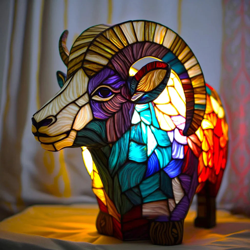 Modern Art Lamp - LumiAura-Sheep-5.91 inches-Nora Luxe