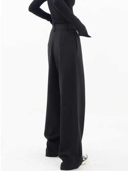 Modern Baggy Ladies Trousers - Emma-Black-S-Nora Luxe