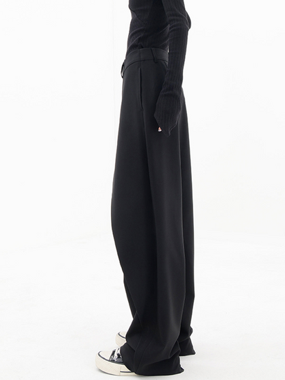 Modern Baggy Ladies Trousers - Emma-Black-S-Nora Luxe