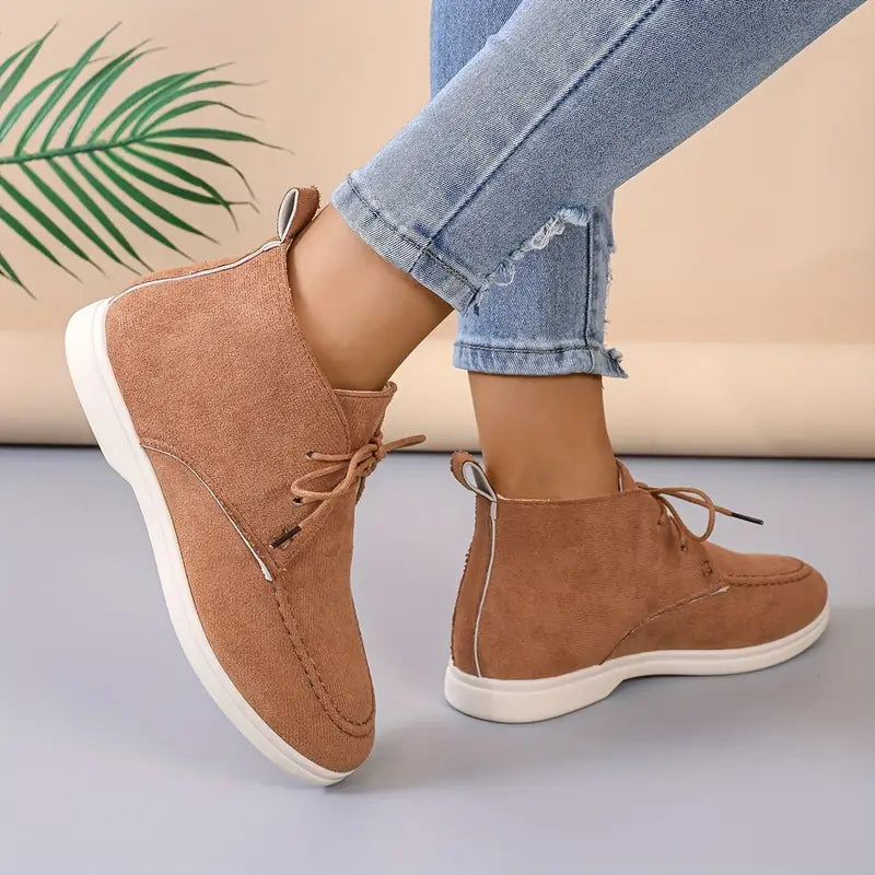 Modern Learning Ladies' Shoes - Maxime-Brown Leather-3.0-Nora Luxe