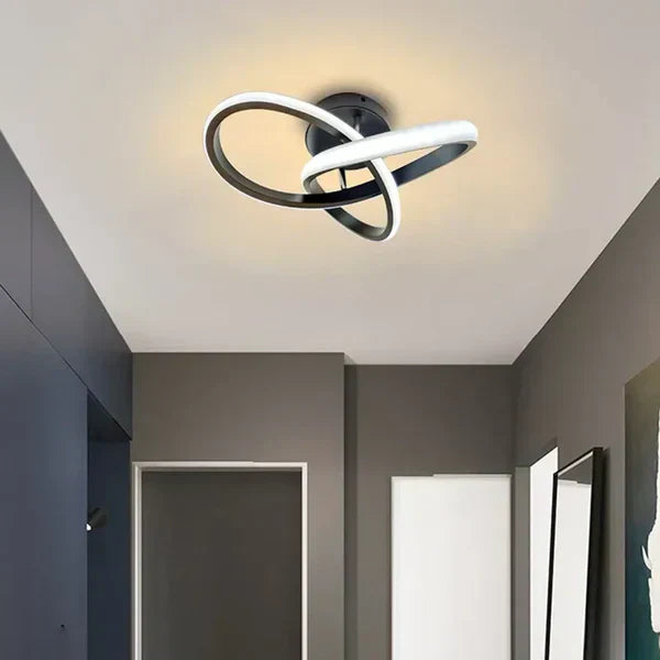 Stylish Double Ring LED Ceiling Light - Pexav