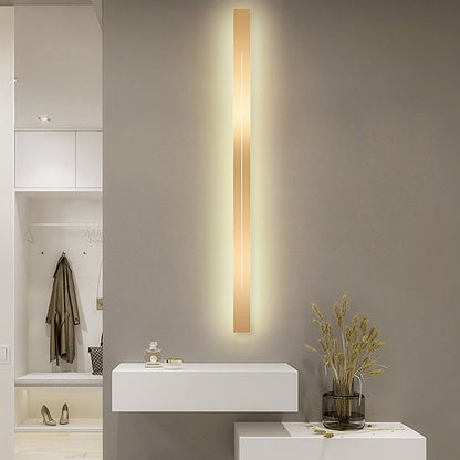 Modern LED Wall Lamp - LumièreGold-Black-L 23.62 in-Warm White-Nora Luxe