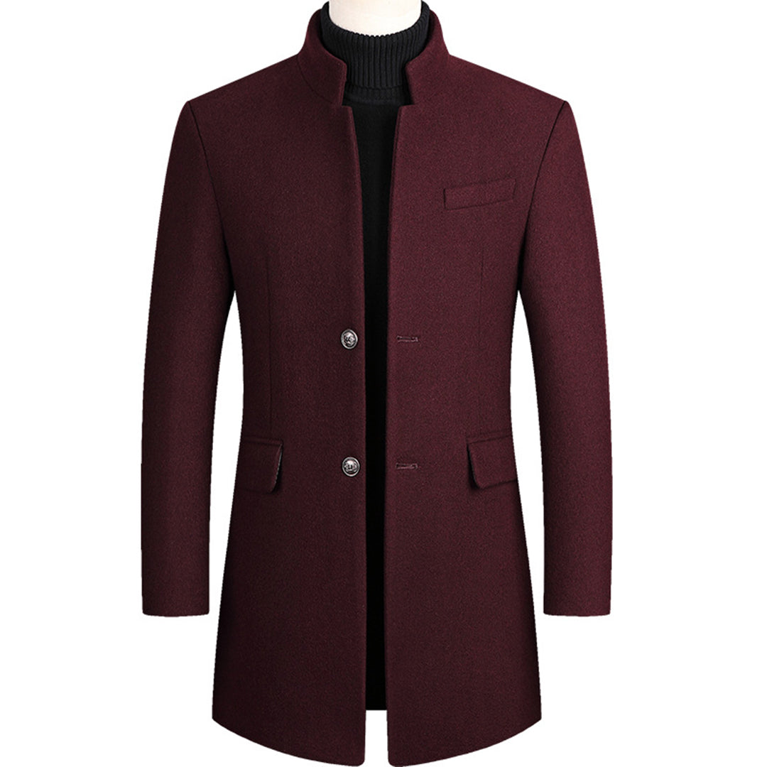Classic Tailored Mens Winter Coat - Pexav