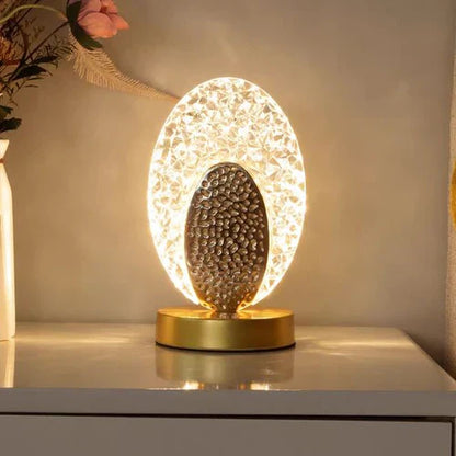 Elegant designer peacock table lamp - Pexav