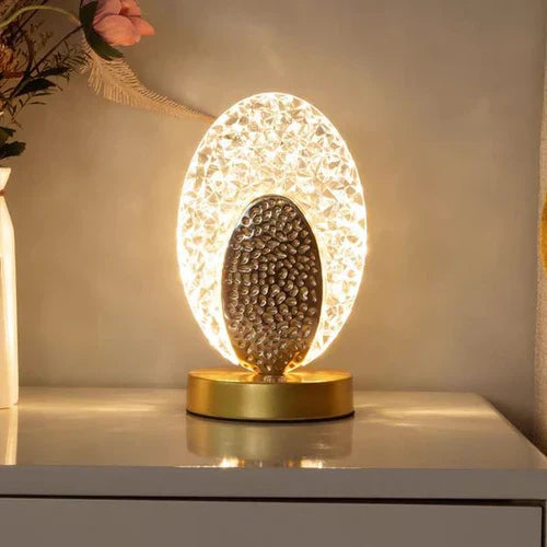 Elegant designer peacock table lamp - Pexav