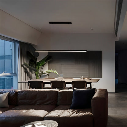 Slim Contemporary LED Pendant Lighting Bar