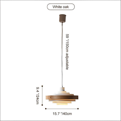 Sleek Simple Hanging Shade Pendant Light