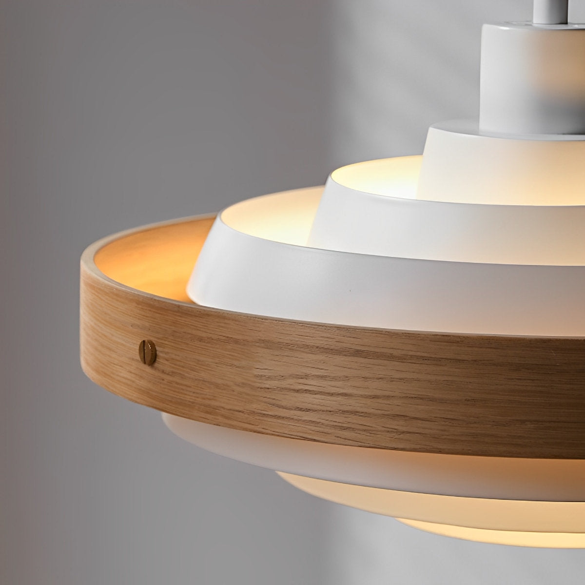 Sleek Simple Hanging Shade Pendant Light