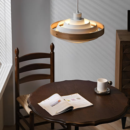 Sleek Simple Hanging Shade Pendant Light