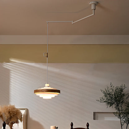 Sleek Simple Hanging Shade Pendant Light