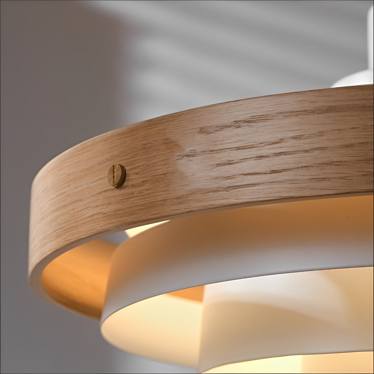 Sleek Simple Hanging Shade Pendant Light