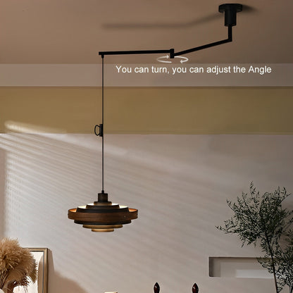 Sleek Simple Hanging Shade Pendant Light