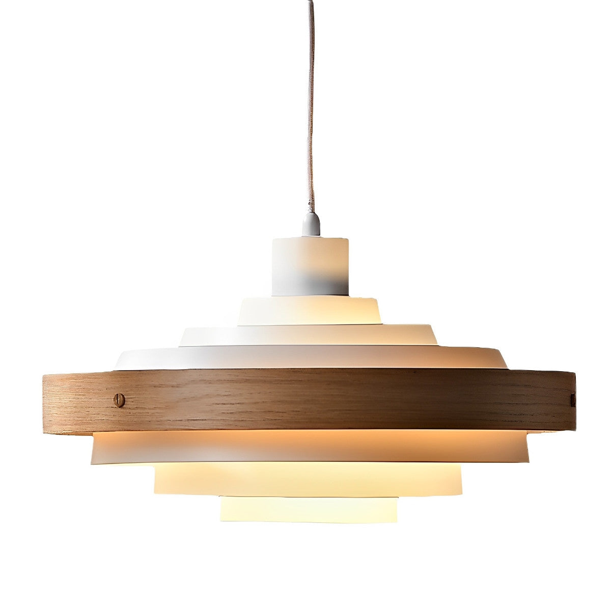 Sleek Simple Hanging Shade Pendant Light