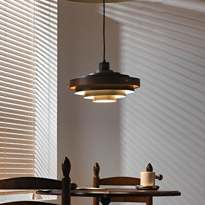Sleek Simple Hanging Shade Pendant Light