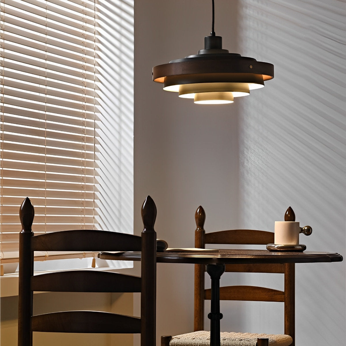 Sleek Simple Hanging Shade Pendant Light