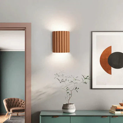 Modern Resin Wall Lamp - ArtisticWave-White-Warm White-Nora Luxe