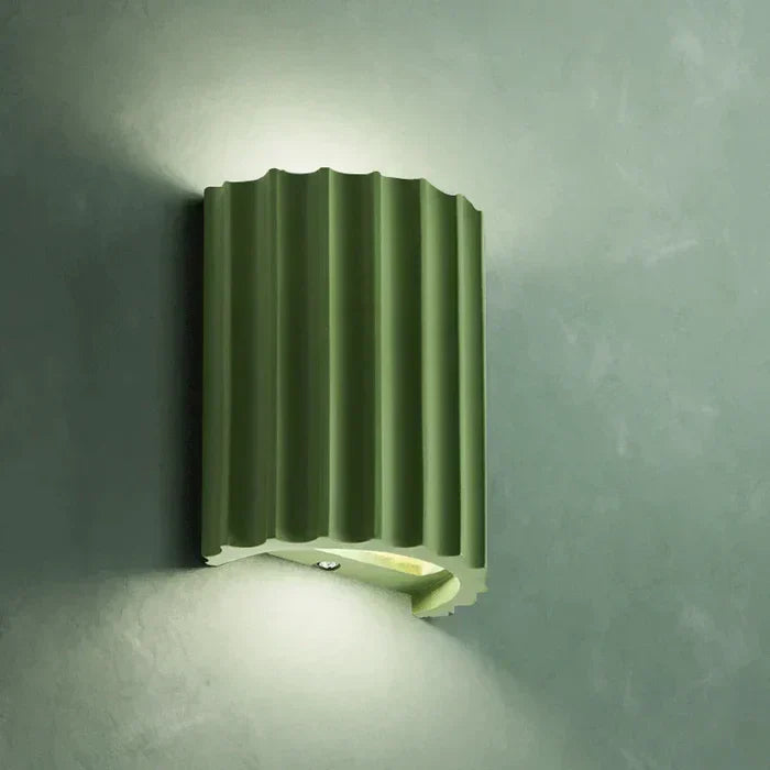 Modern Resin Wall Lamp - ArtisticWave-White-Warm White-Nora Luxe