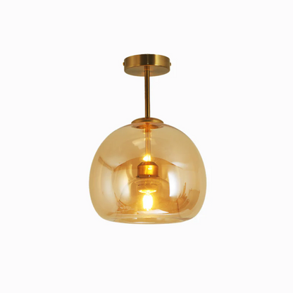 Modern Round LED Ceiling Lamp - Aurelia-Gold-Ceiling Lamps-Nora Luxe