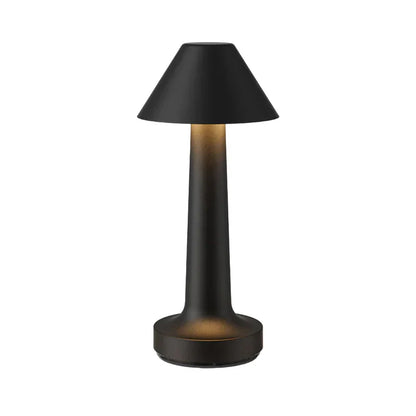 Modern Table Lamp - SleekGlow-Black/Cone-Nora Luxe
