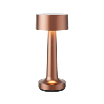 Modern Table Lamp - SleekGlow-Bronze/Cylinder-Nora Luxe